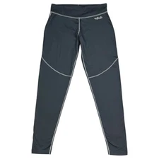 Rab Leggings Womens XS Performance Hiking Base Layer Pants Gray Running Flux