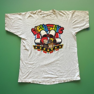  ゲームシャツ　90s 90s Freshjive Tee Shirt Skate Surf Rave Streetwear James Brown
