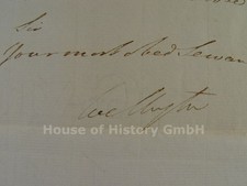 152702: AUTOGRAPH of Field Marshal Arthur Wellesley 1st Duke of Wellington, 1812
