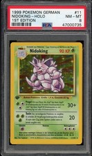 nidoking pokemon card first edition 11/130 Base Set 2 Holo Rare Near Mint Weakness Water ×2 Resistance None None Retreat Cost Nidoking [1st Edition] #11 Prices