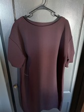 NWT Prologue Ladies Burgundy Short Sleeve Sheath Dress - Size XL