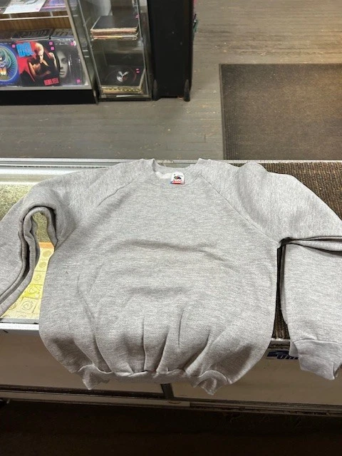 Nuevo de Lote Antiguo - Sudadera Fruit of the Loom Cuello Redondo Corte Completo - S-Med Hecha en EE. UU. Foto 3 de 4