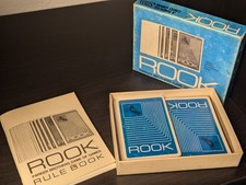 Rook Card Game by Parker Bros 1972 Edition With Instructions - Blue