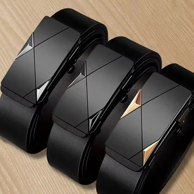 #ad Business man buckle belt Genuine quality professional For jeans light weight $6.59