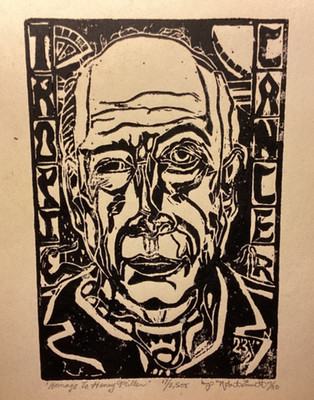  Homage To Henry Miller  Robert Emmett Signed & Numbered Original Print
