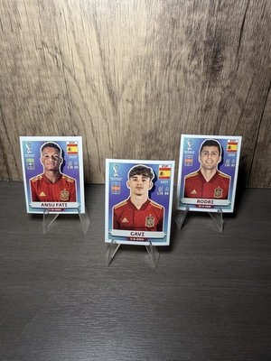 Gavi Ansu Fati Rodri Sticker Group 2022 Panini FIFA World Cup Spain