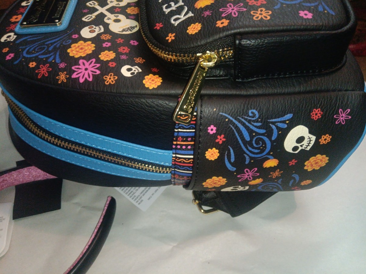 NWT Disney Parks Loungefly Coco - Miguel Mini Backpack and Matching Disney Ears NWT Disney Parks Loungefly Coco - Miguel Mini | Mercari main image 3