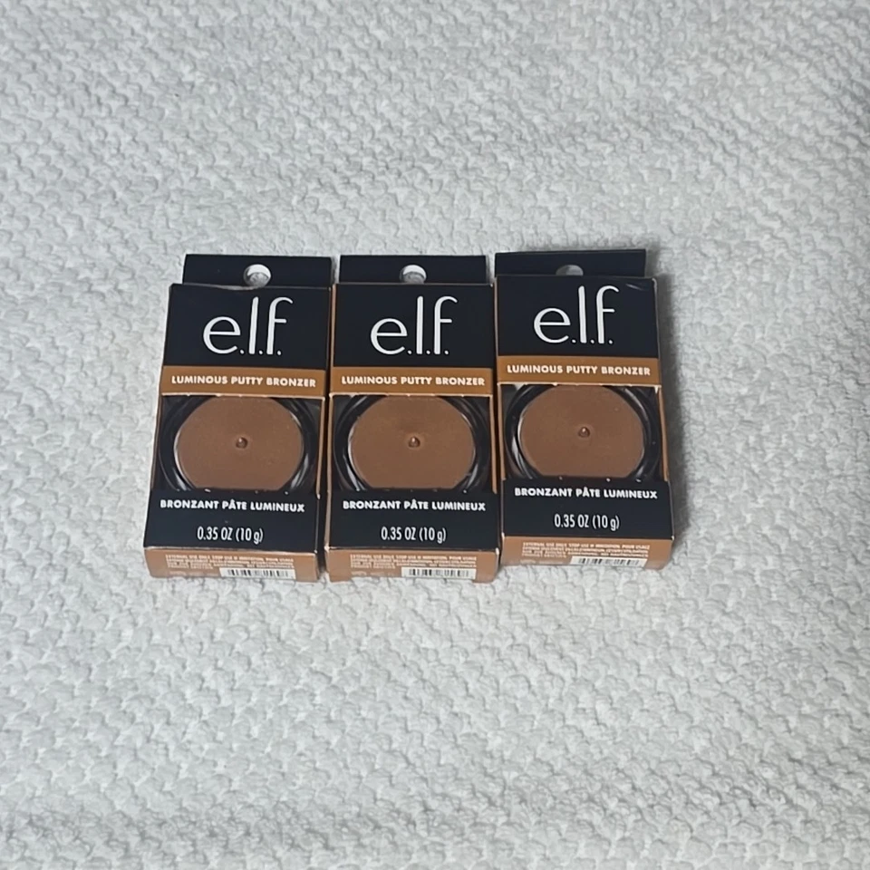 e.l.f. Putty Bronzer Tan Lines 0.35 Oz Bronzant Pate Sealed In Box Lot Of 3  (X) - Image 2 of 4