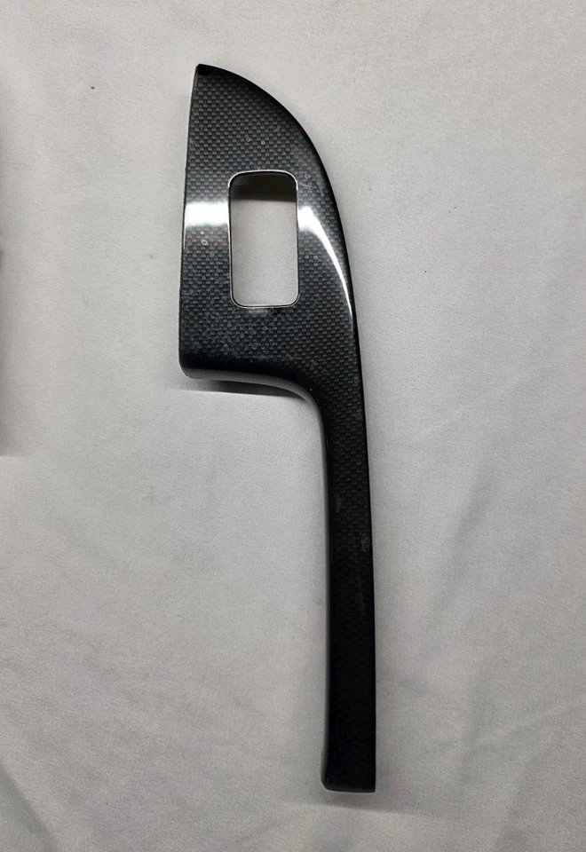 Juego de molduras de interruptor maestro de conductor de carbono OEM Acura TSX Honda Accord 2004-2008 4 puertas Foto 4 de 4