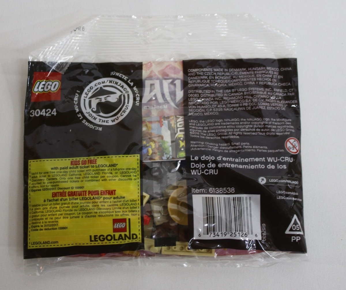 LEGO Ninjago: WU-CRU Training Dojo Polybag Set (30424) - Brand New