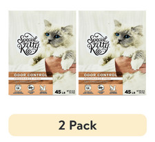  2 Pack Special Kitty Clumping Cat Litter, 45 lb Box