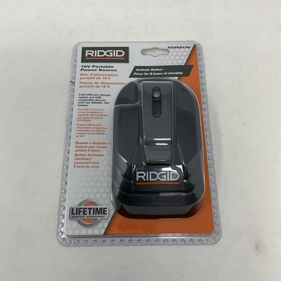 #ad Ridgid 18V Volt USB Portable Mobile Battery Charging Adaptor Port Power Source $31.44