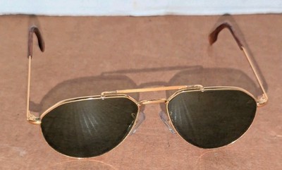 American Optical Gold SkyMaster Aviator Sport Sunglasses AO 23 K
