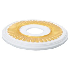 Split Molded Ceiling Medallion 13.2"OD X 3.4"ID for Light Fixture