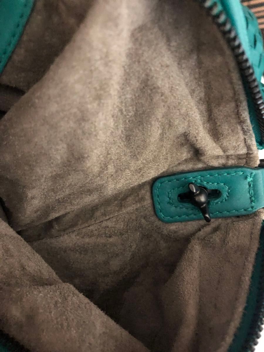 Bottega Veneta Turquoise Leather Tote Bag thumbnail 2