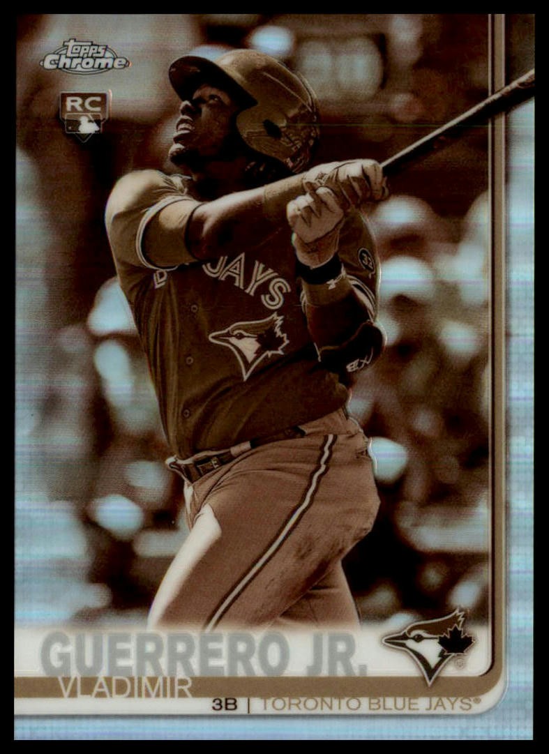 2019 Topps Chrome #201 Vladimir Guerrero Jr. Sepia Refractor