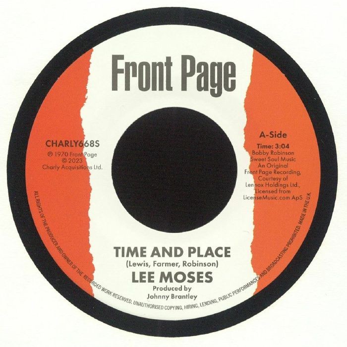 Lee Moses Time And Place - Image 2