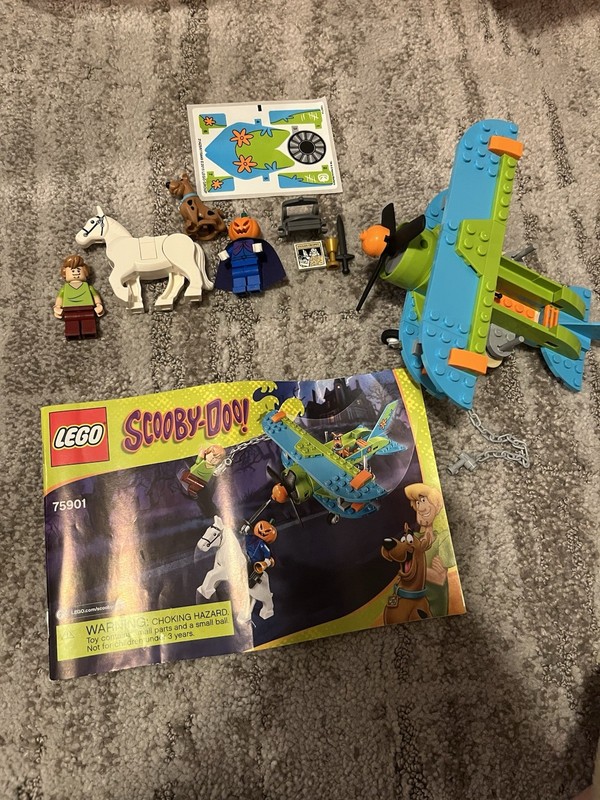 Lego Scooby-Doo Mystery Plane Adventures With Figs, Manual And Box