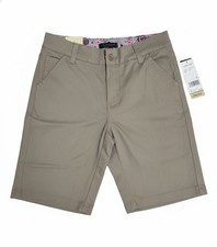 NEW U.S. Polo Assn. Boy  s Khaki Stretch Shorts - Size 8 - NWT