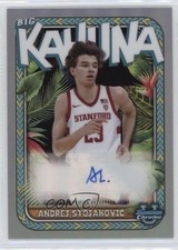 2023-24 Bowman U Chrome The Big Kahuna 21/150 Andrej Stojakovic #BKA-AS Auto 7s2