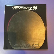 Butterfly TENERGY 05 Table Tennis Rubber, Black, High Spin  Control,