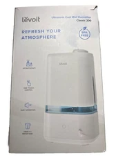 LEVOIT Classic 200 4L Smart Ultrasonic Cool Mist Humidifier White HEPA 376sq ft