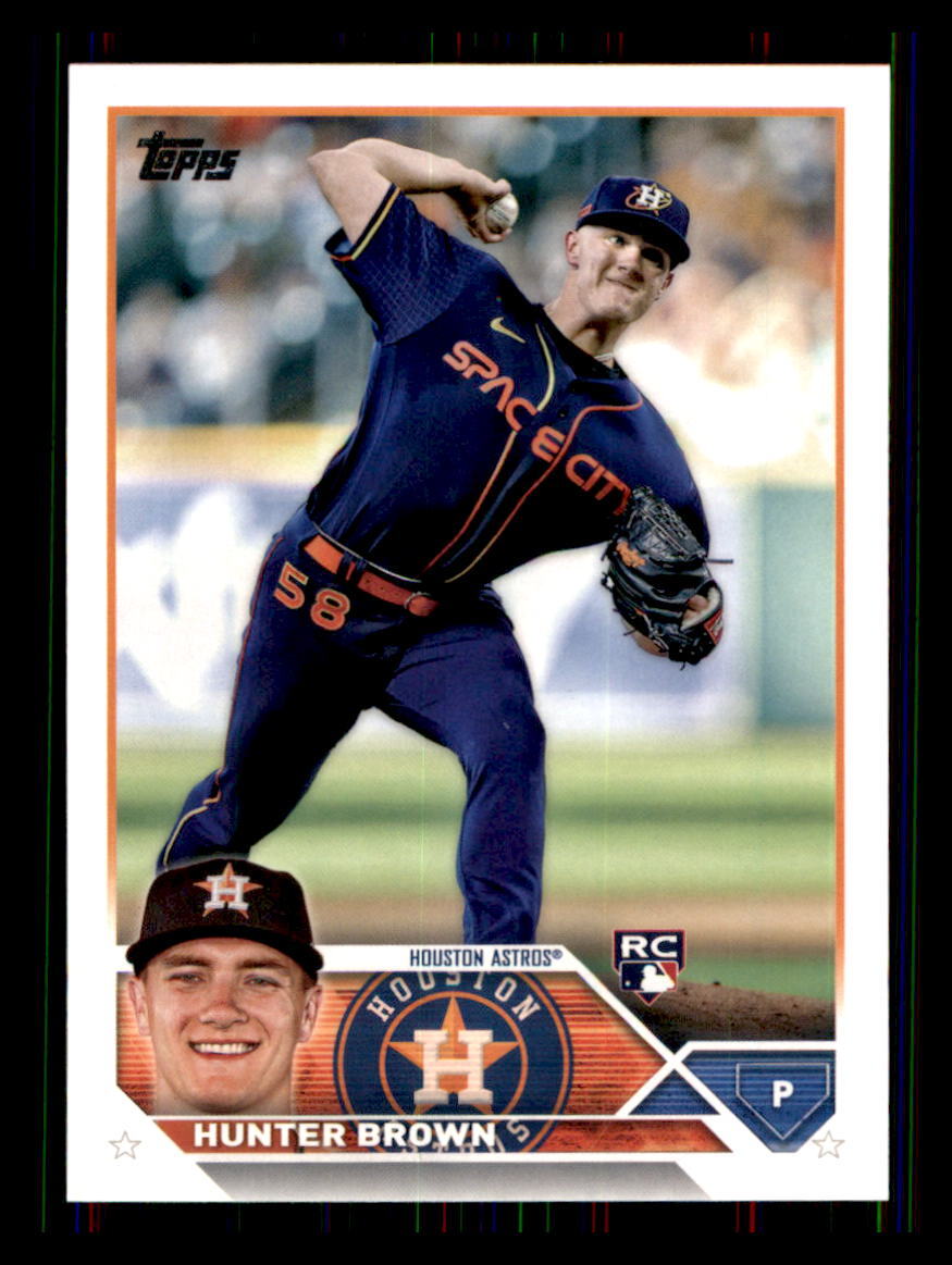 2023 Baseball Topps Hunter Brown Houston Astros #111 RC