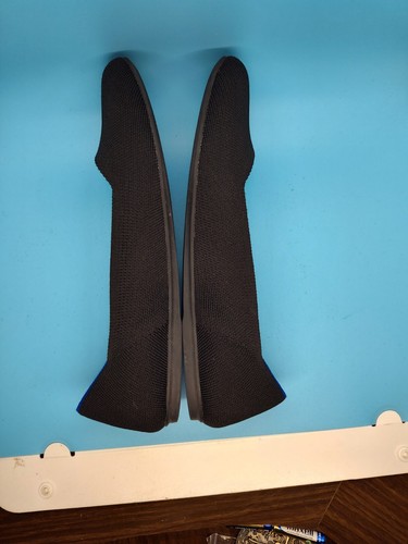 Rothy's The Flat Slip-On Classic Shoes Knit Ballet Black Women's Size 10.5 - Picture 6 of 16