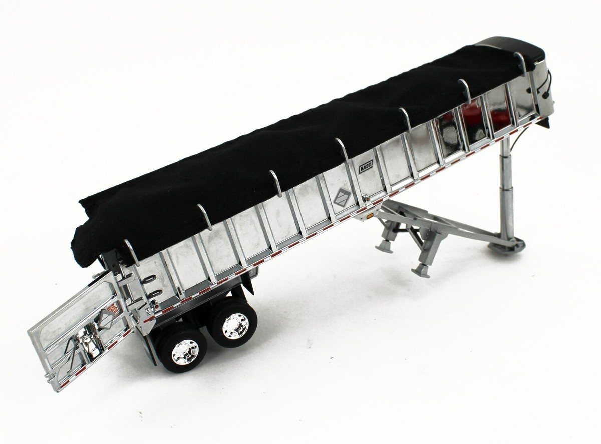 DCP 1/64 Mac Rimorchio Scarico Rotondo &ndash; Nero Cromato, Diecast, Nuovo