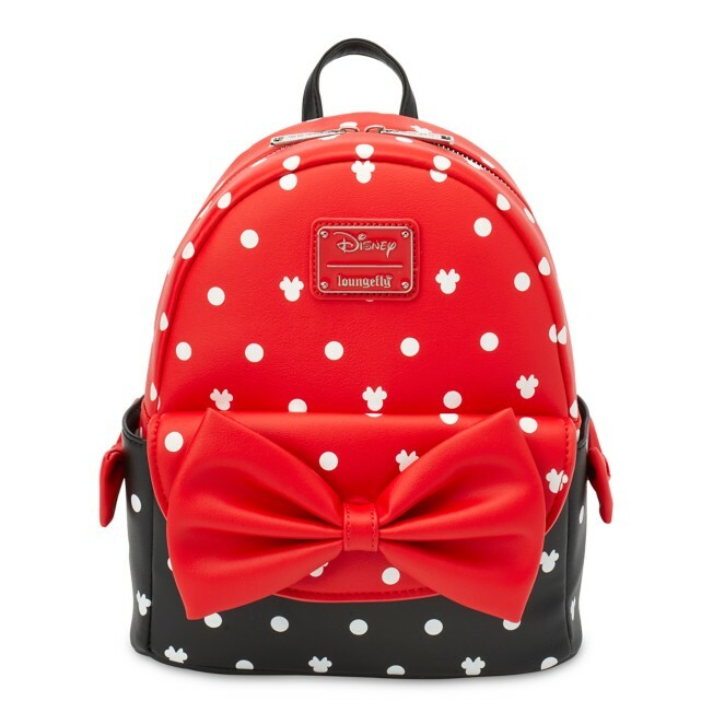 New Disney Loungefly Minnie Mouse Bow Polka Dot Mini  display picture 1