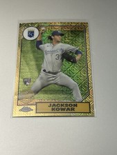 2022 Topps Chrome 1987 Gold Mojo #T87C-96 JACKSON KOWAR Kansas City Royals