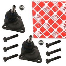 2x febi 04444 Traggelenk für VW KÄFER 1302 1303 bis Fgst. 1333200000 vorne unten