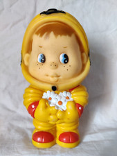 Boy cosmonaut children's rubber toy 80s of the 20 century USSR