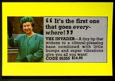 Vintage Political Satire Postcard The Invader Humor Queen Collectible