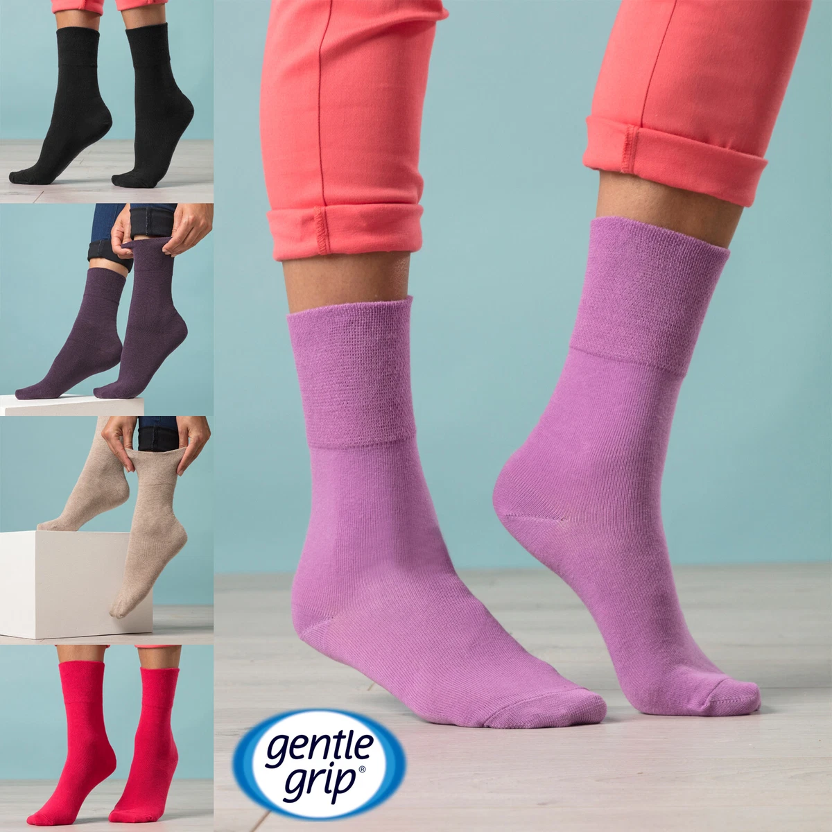 Chaussettes sans élastique femme sale
