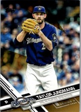 2017 Topps Series 2 #579 Taylor Jungmann - Milwaukee Brewers GOLD /2017