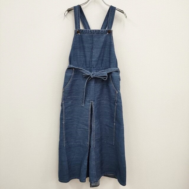45R/45rpm Mon Petit Denim Apron Dress (Processed) dress blue 4 