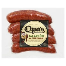 Opa’s Jalapeno Cheddar Smoked Sausage 16 Oz (4 Pack)