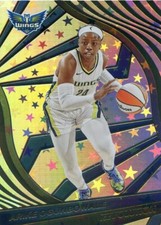 2022 Panini Revolution WNBA ARIKE OGUNBOWALE #72 ASTRO PARALLEL WINGS