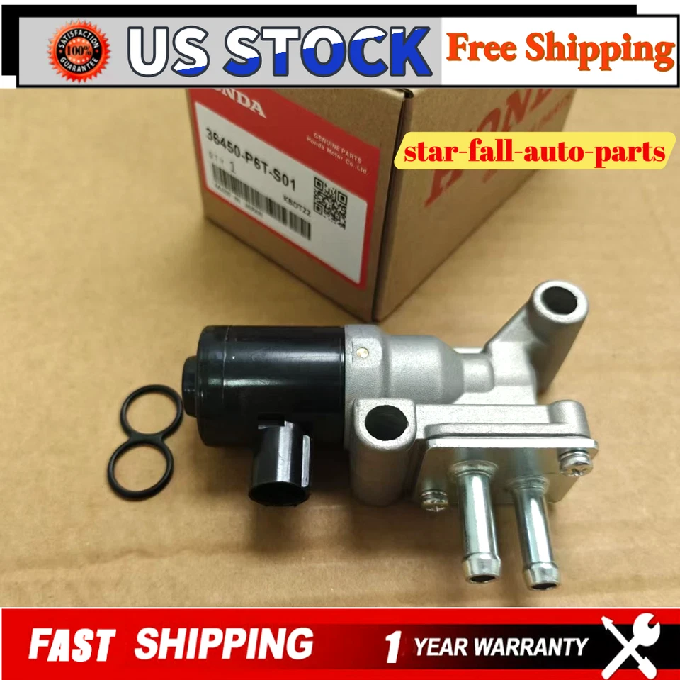 Válvula de control de aire de ralentí OEM IAC 36450-P6T-S01 para Honda Civic Del Sol 1,6 L 96-00 Foto 2 de 4