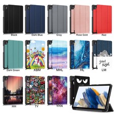 Flip Case For Samsung Galaxy Tab A9 8.7 Folding Stand Shockproof Slim Cover Skin
