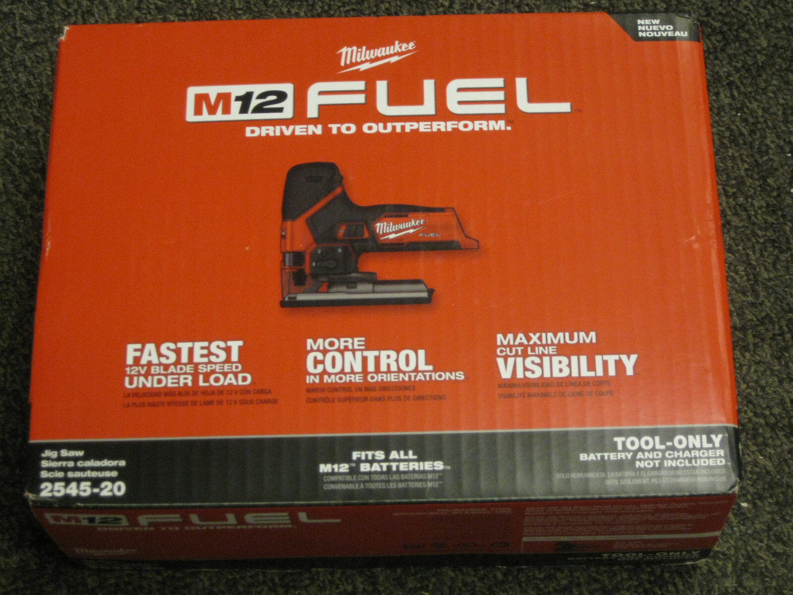 Milwaukee 254520 M12 Fuel LithiumIon Cordless Jig Saw 45242750672 eBay