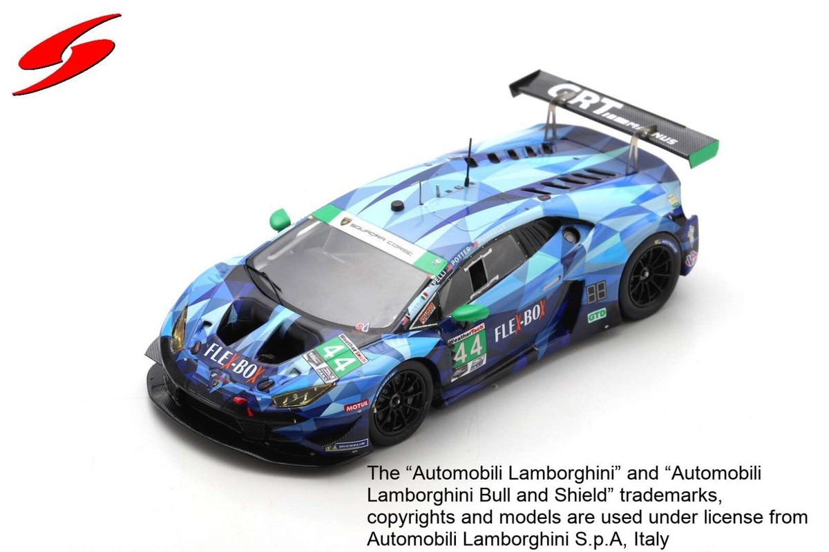 US124 Spark: 1/43 Lamborghini Huracan GT3 evo #44 2nd GTD class 
