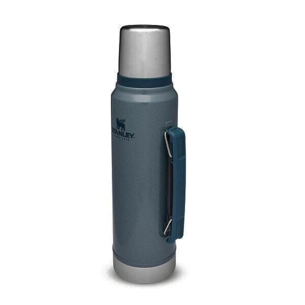 Stanley Legendary Classic Hammertone Ice Grey Vacuum Bottle (Thermos Flask)  1L