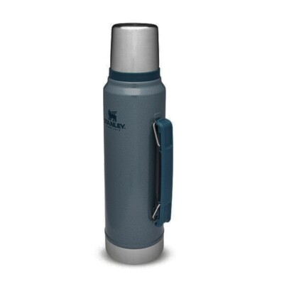 Stanley Legendary Classic Hammertone Ice Grey Vakuumflasche (Thermoskanne) 1L