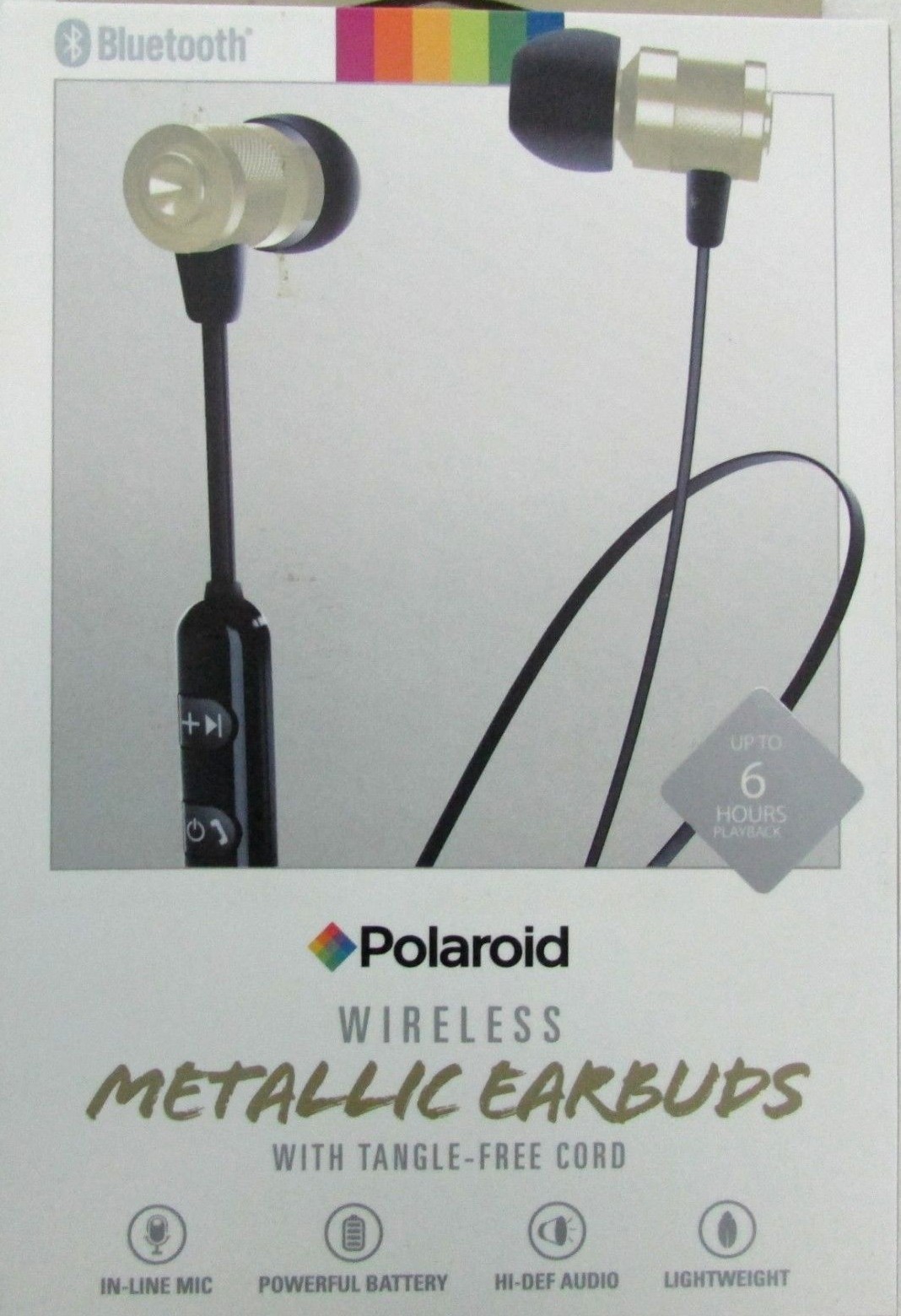 Polaroid Wireless Bluetooth Gold 