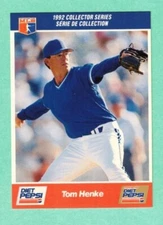 (1) TOM HENKE  1992 DIET PEPSI # 3 COLLECTORS SERIES NM RARE CARD (J3457)