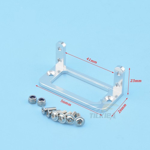 Servo support support CNC aluminium standard S3003 servo-monture pour servo bateau RC voiture - Photo 1/6