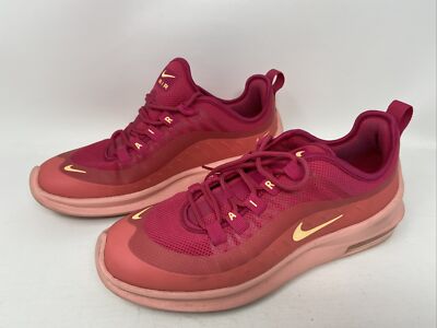 Nike Womens Air Max Axis Rush Pink AA2168-601 Low Lace Up Running Shoes  Size