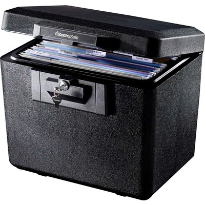 SentrySafe Fire-Safe Security File with Key Lock, 0.6 Cu. Ft. Capacity, Black